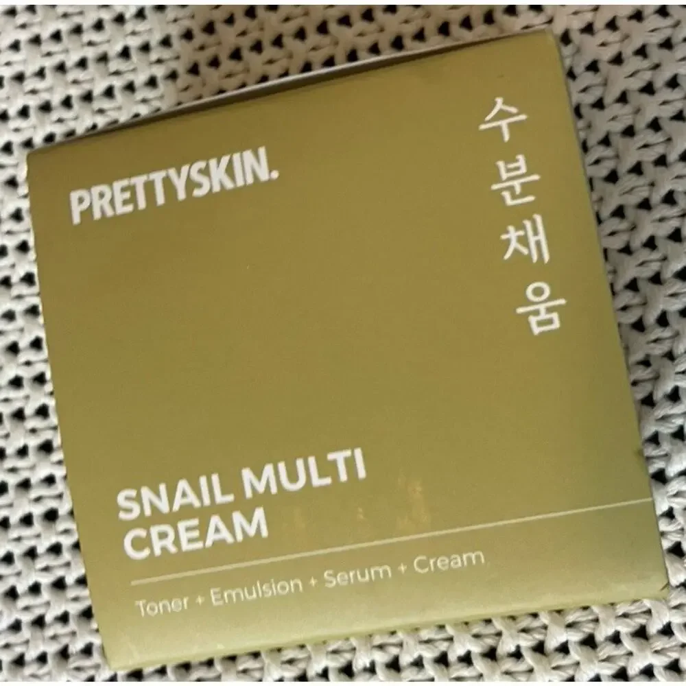 2 x Prettyskin Snail Multi Cream Toner + Emulsion + Serum + Cream Anti Aging,
